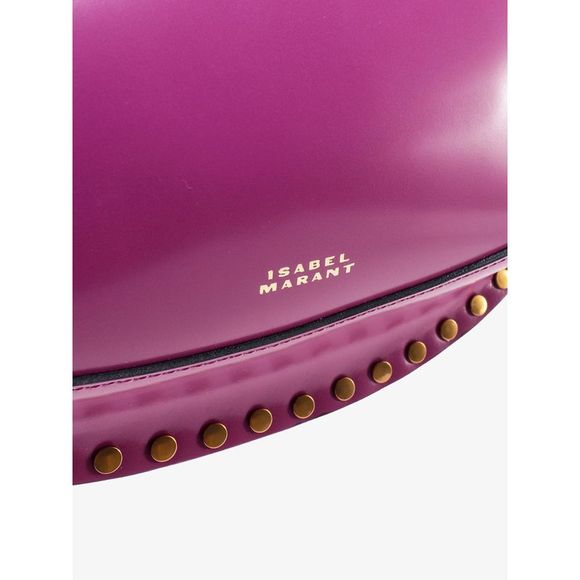 ISABEL MARANT WOMAN Leather shoulder bag with metal studs - Picture 5 of 5